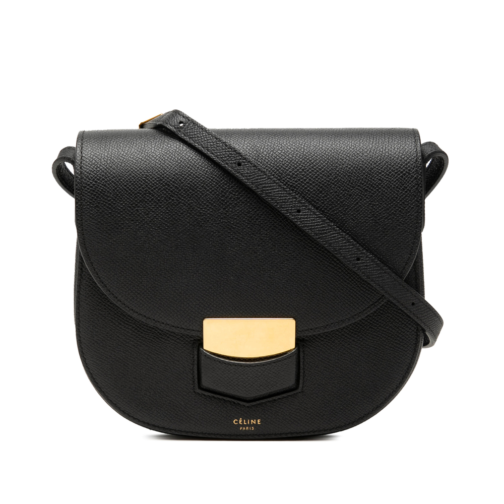 Pre-Loved Celine Small Grained Calfskin Trotteur Crossbody